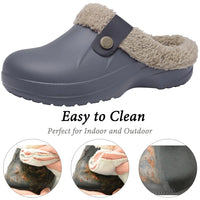 Asgard Winter Fur Furry Slippers For Men Outdoor Fashion Waterproof Plush Cotton Slippers Indoor Warm Cozy Non-slip Home Shoes